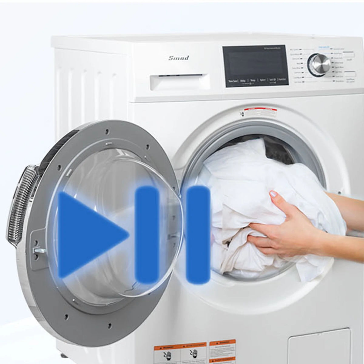 2.7 Cu ft Compact Front Load Washing Machine Y448
