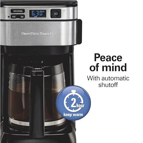 12 Cups Black Programmable Drip Coffee Maker K944922