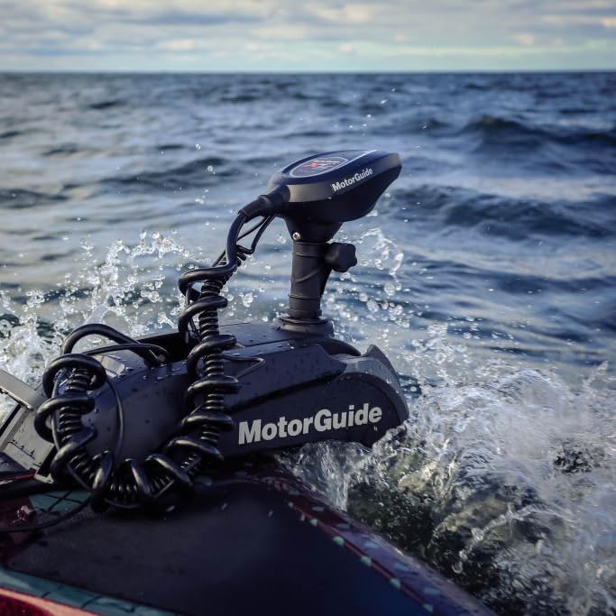 54-inch Shaft 80-Pound Peak Thrust Wireless Bow Mount Trolling Motor Y799