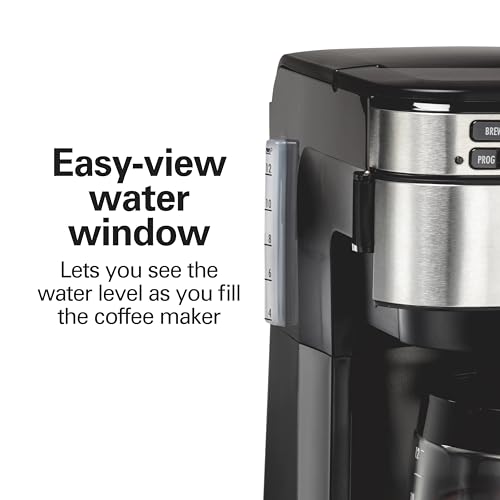 12 Cups Black Programmable Drip Coffee Maker K944922