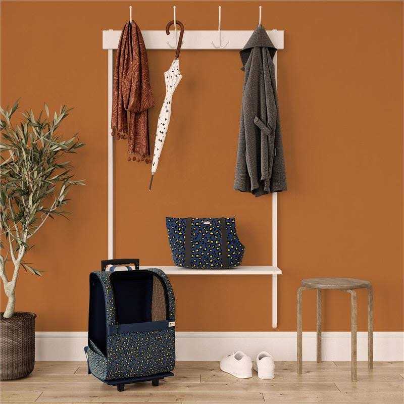 Pet Carrier Trolley with Shock Absorbent Wheels N585
