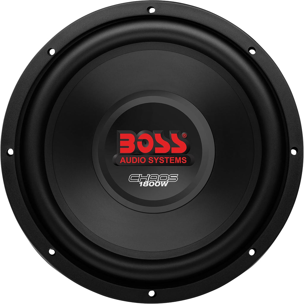 12 Inch Dual 4 Ohm Voice Coil Car Subwoofer Pack of 2 W340214