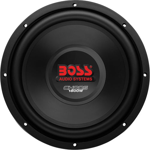 12 Inch Dual 4 Ohm Voice Coil Car Subwoofer Pack of 2 W340214