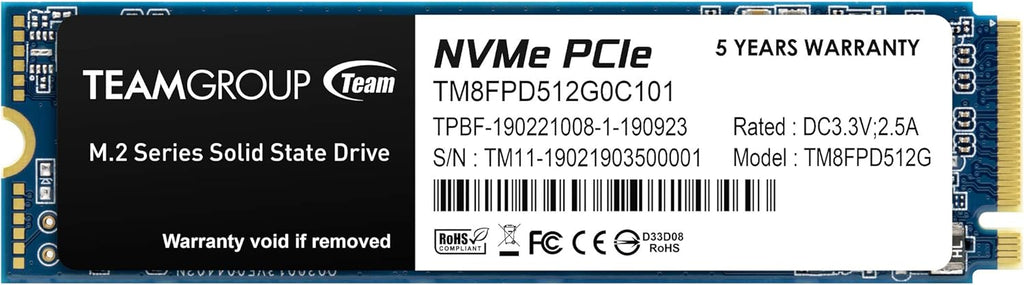 512GB NVMe PCIe Gen3x4 M.2 2280 SSD Pack of 2 S7220