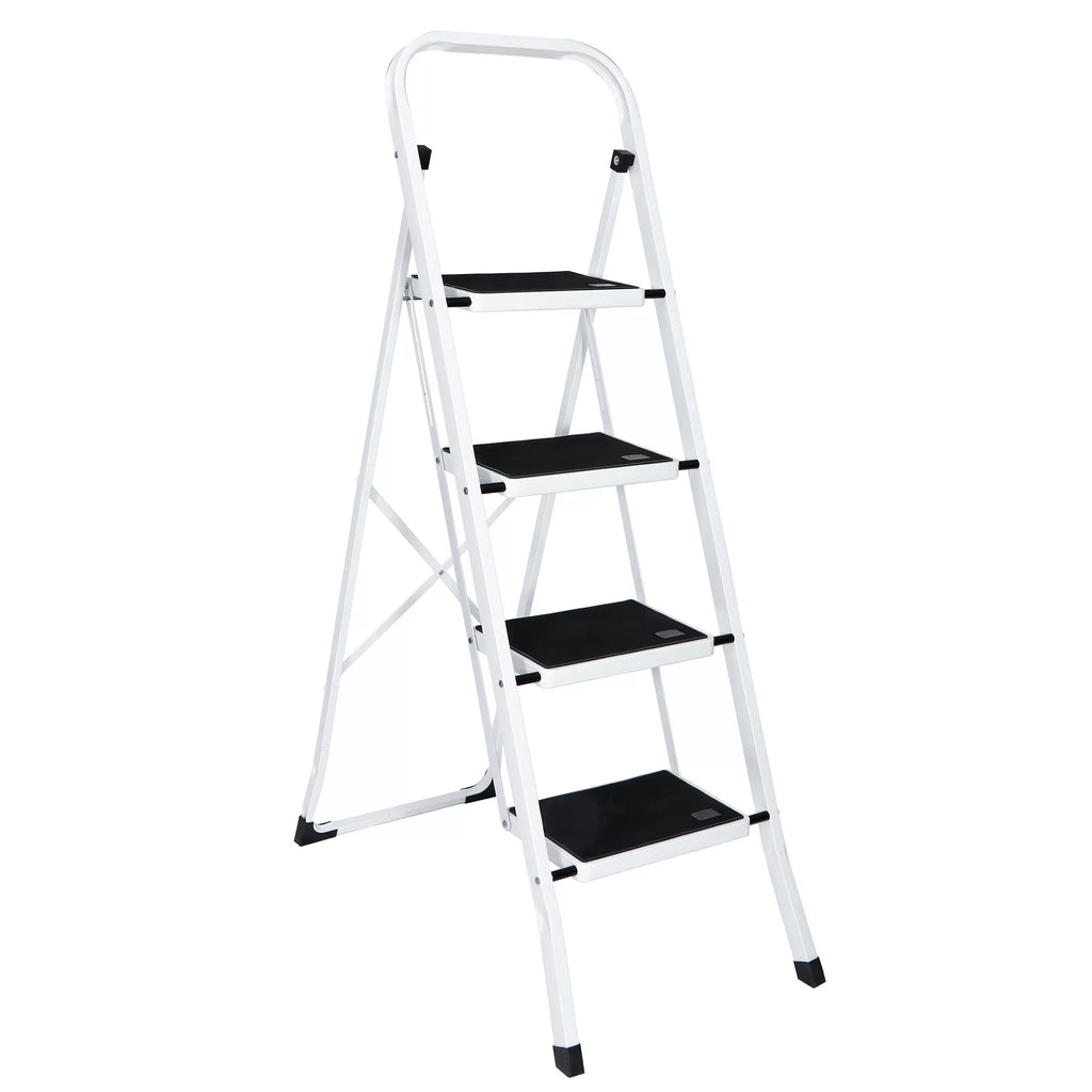 4 Step Ladder with Handgrip and Wide Platform Steps W35568