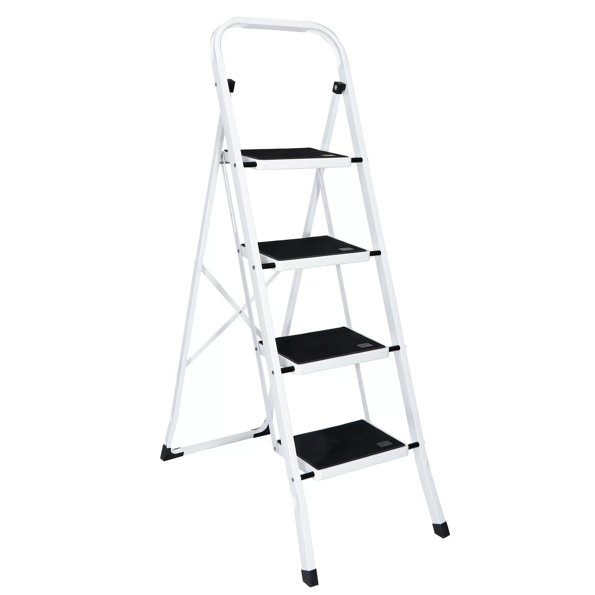 4 Step Ladder with Handgrip and Wide Platform Steps W35568