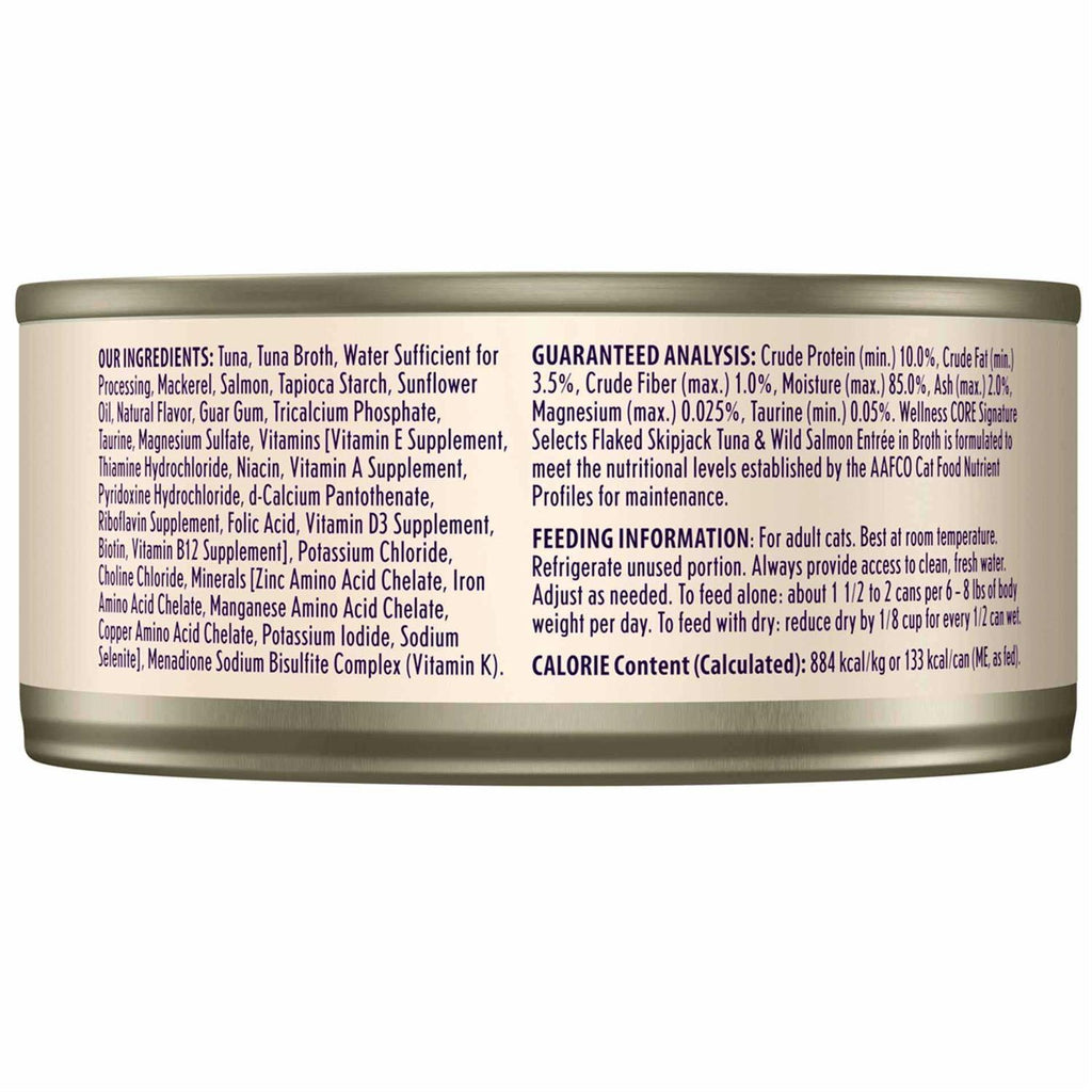 Grain Free Skipjack Tuna & Wild Salmon Canned Cat Food W94821