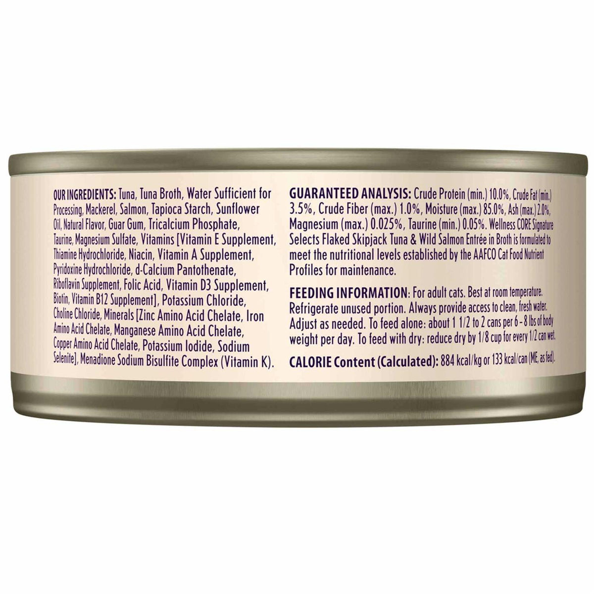 Grain Free Skipjack Tuna & Wild Salmon Canned Cat Food W94821
