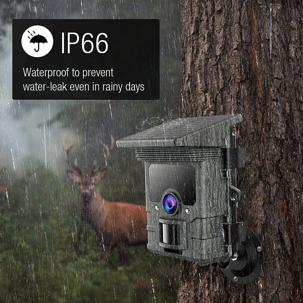 4K 30fps 46MP Night Vision Waterproof IP66 Motion Activated Trail Camera A9133