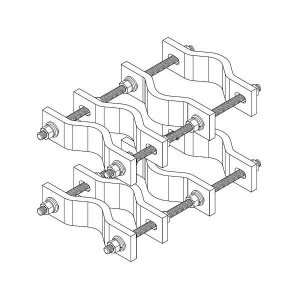 Pipe to Pipe Clamp, Heavy Duty Z731