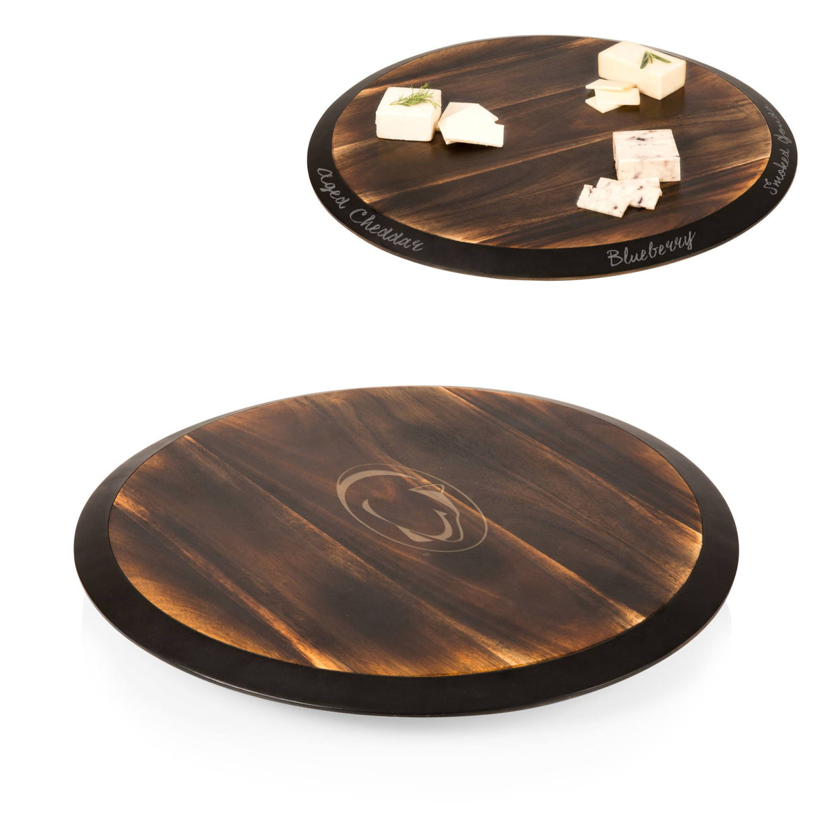 Acacia Wood Lazy Susan Serving Tray R180436