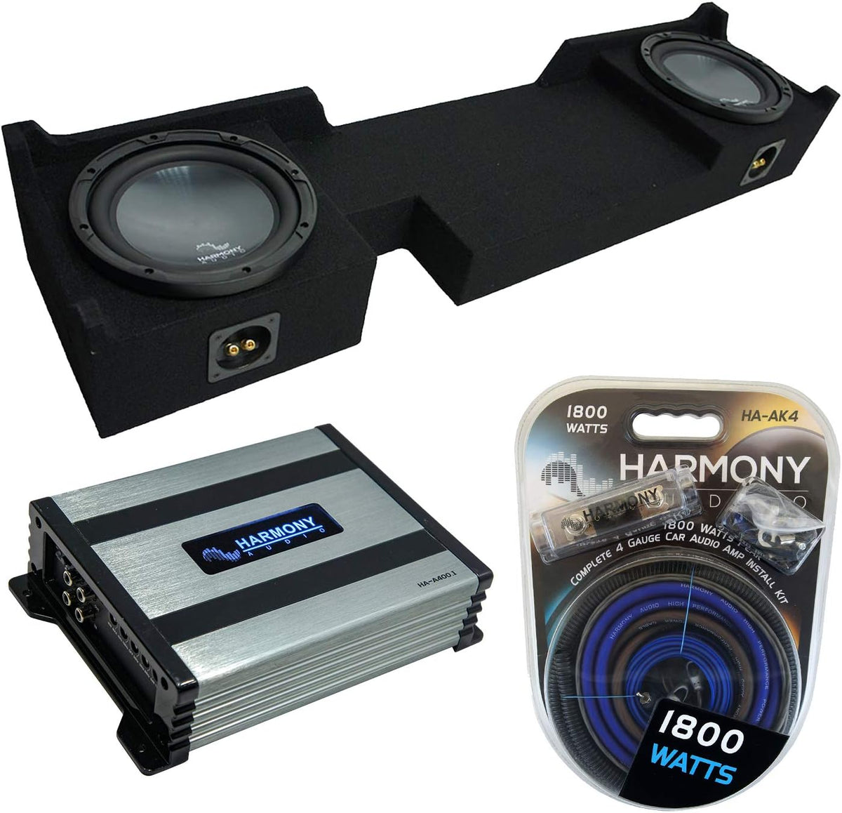 Dual 10 Sub Box Bundle with Amp P220770