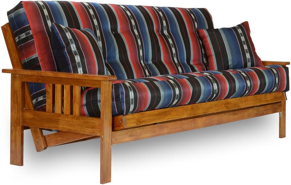 Queen Size Futon Set with Frame and 8" Mattress O4740
