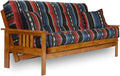 Queen Size Futon Set with Frame and 8" Mattress O4740