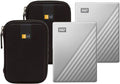 2 TB Portable External Hard Drive with 2 Hard Drive Cases T52708