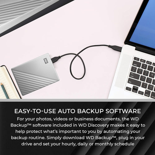 2 TB Portable External Hard Drive with 2 Hard Drive Cases T52708