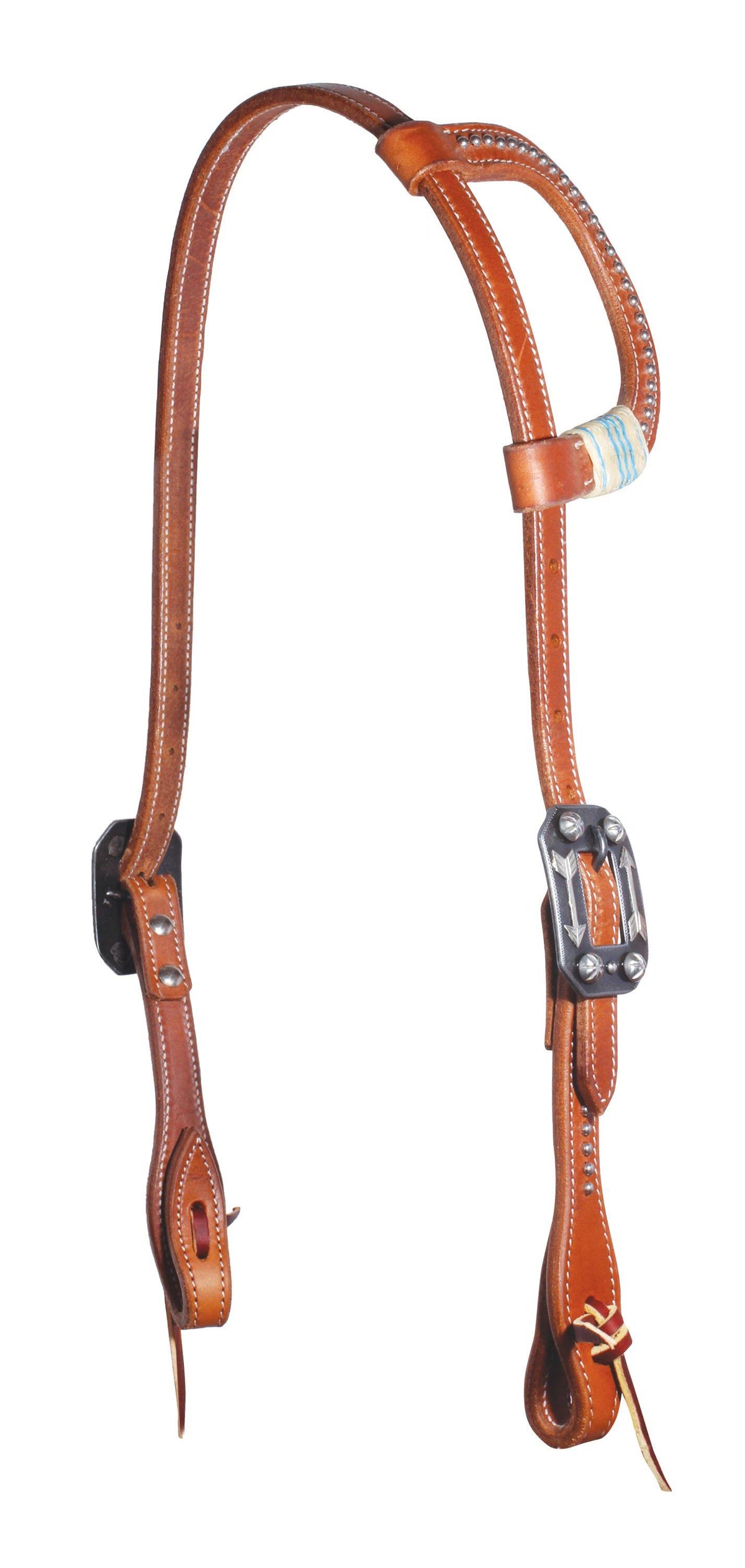 Rawhide Dotted One-Ear Headstall Z68993