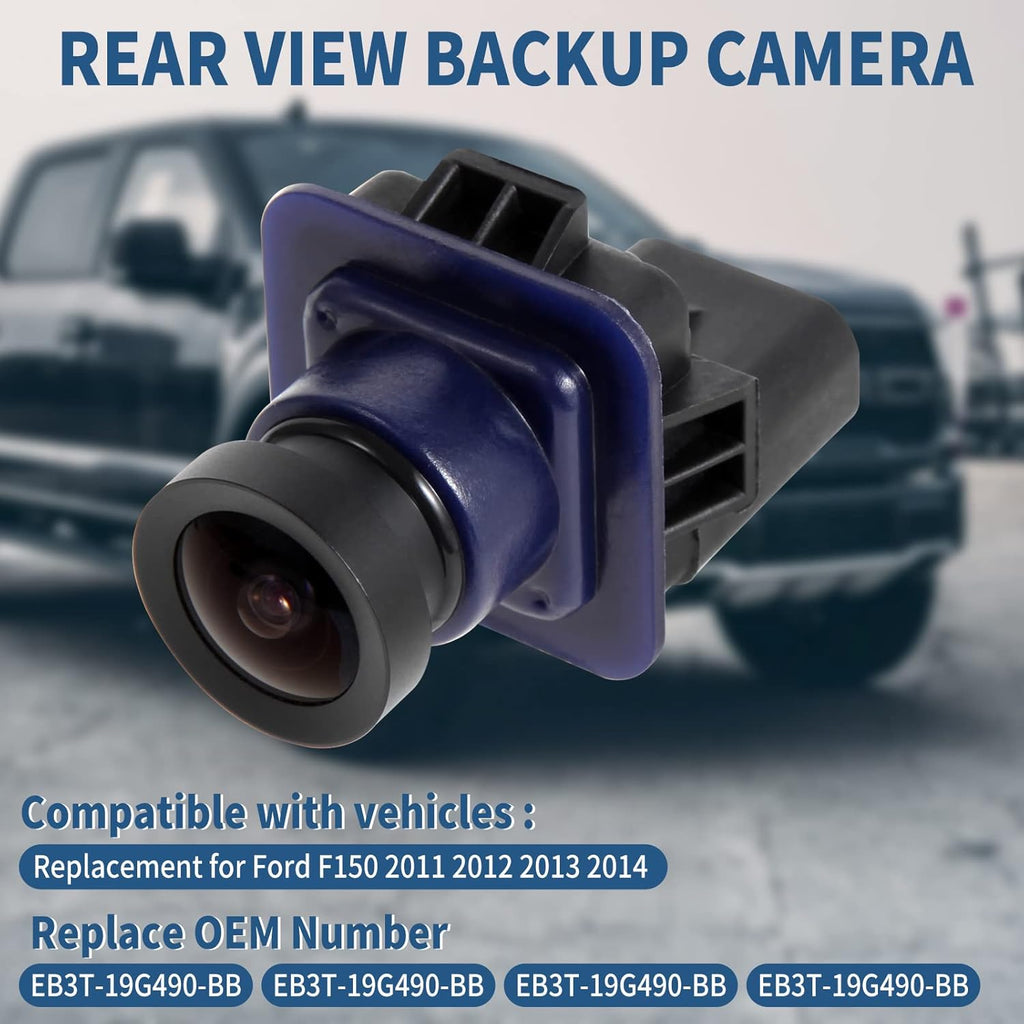 Rear View Backup Camera Compatible with Ford F150 2011 2012 2013 2014 Reversing Parking Assist Camera Pack of 2 M10231