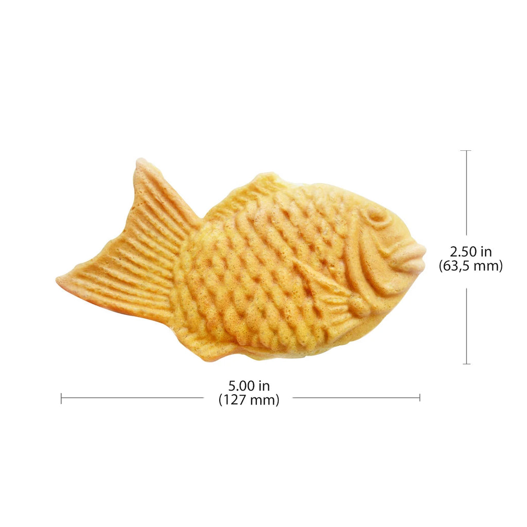 6 Fish Shaped Waffle Stainless Steel Taiyaki Maker I513