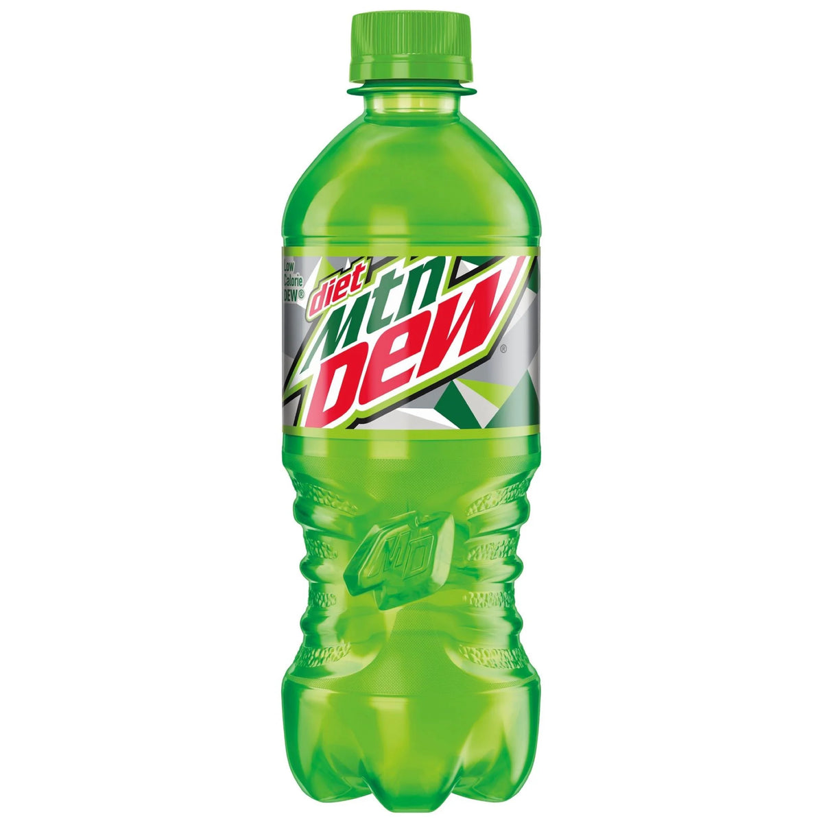 Diet Mountain Dew Soda 20oz Bottles, Quantity of 24 D33916