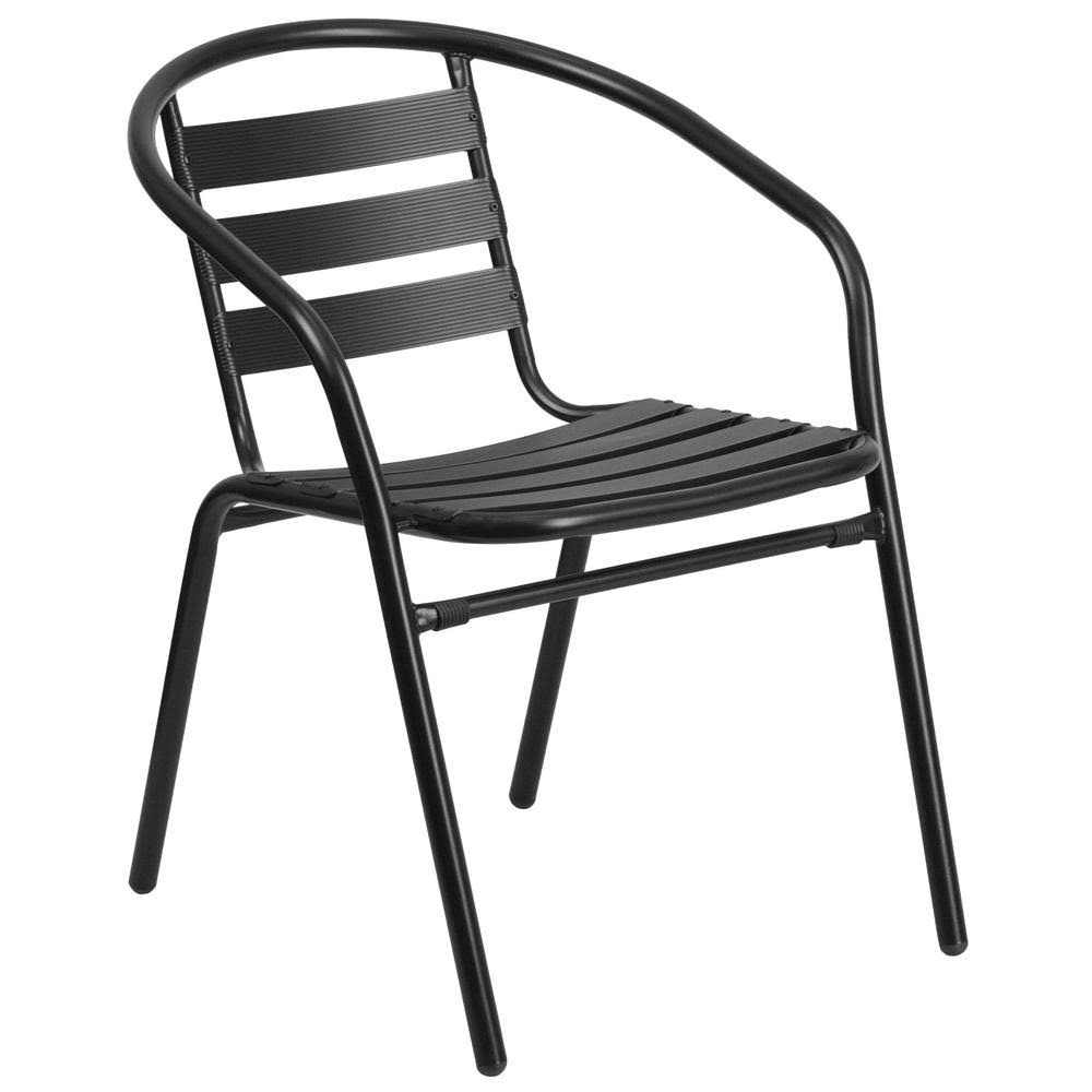 Black Metal Outdoor Dining Chair W996789