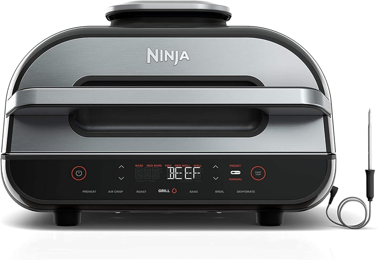 Black Indoor Grill with Air Fry G84281