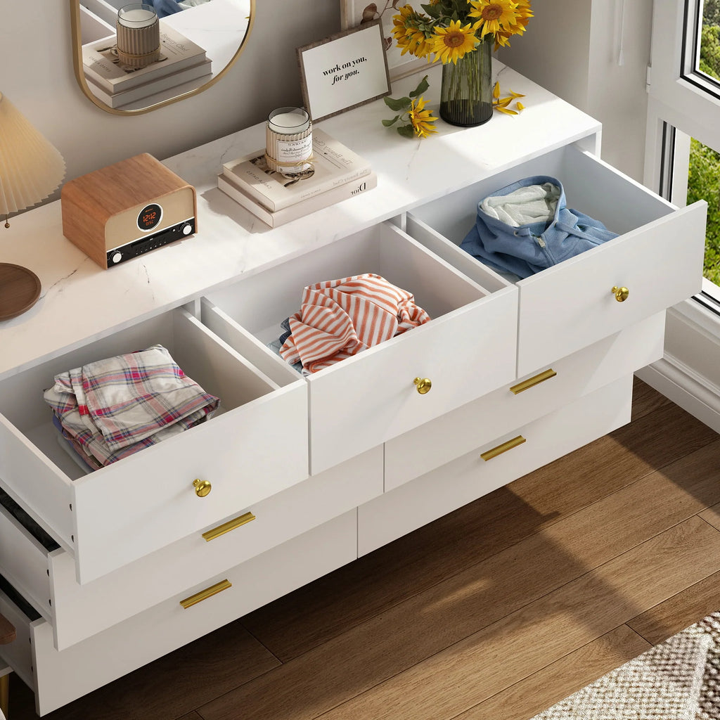 Black 3 Drawer Wood Dresser J577