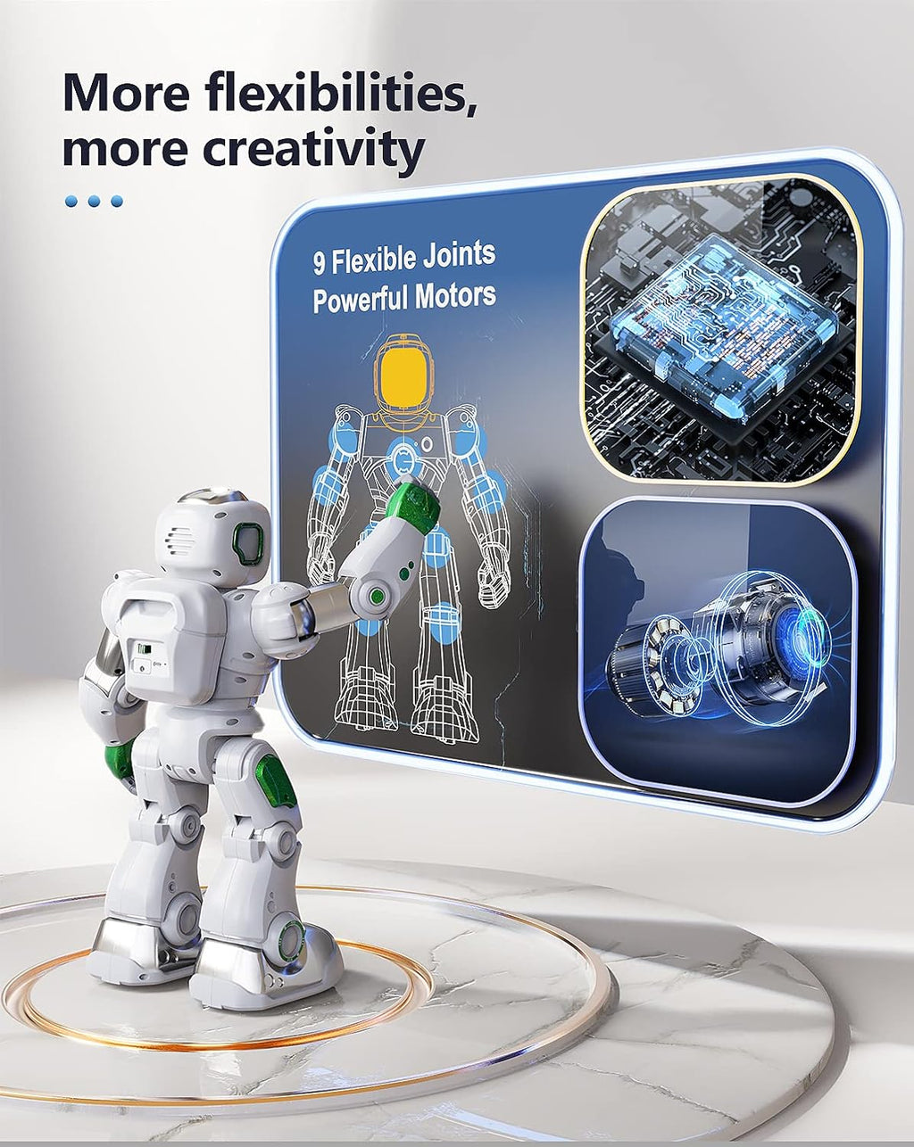 Large Smart RC Robot with Voice and App Control W840364