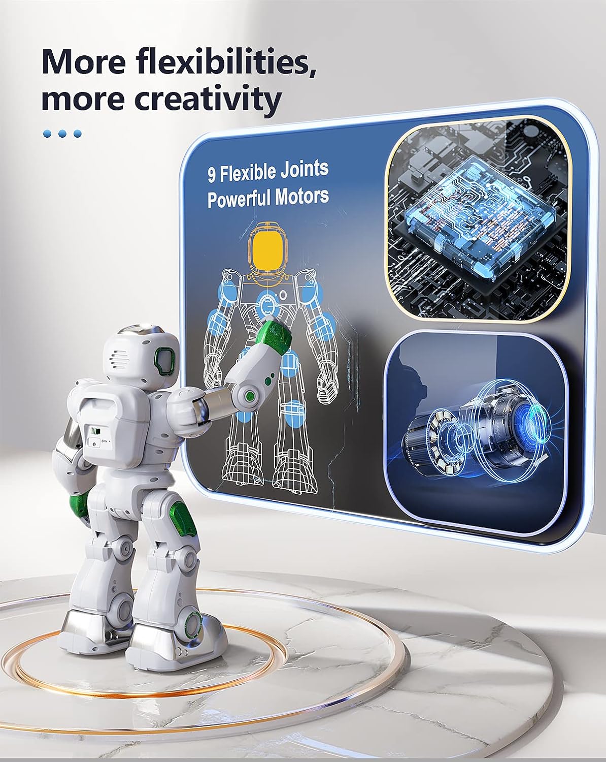 Large Smart RC Robot with Voice and App Control W840364