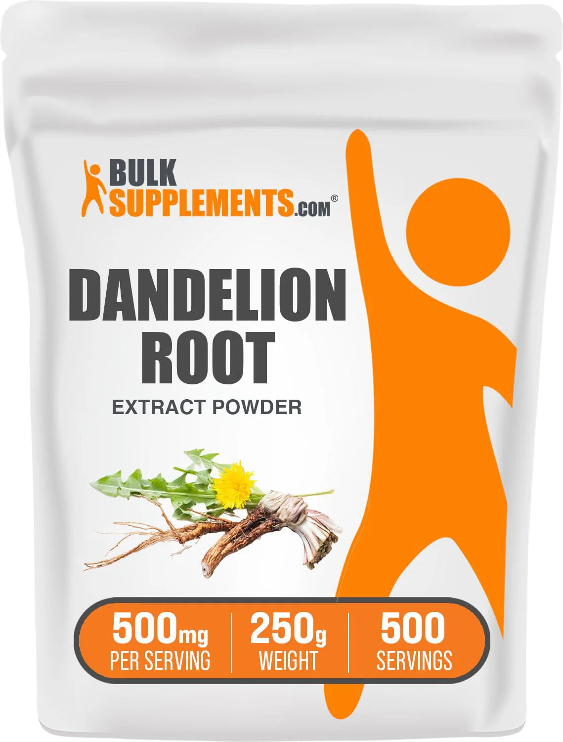 Dandelion Root Extract Powder 500mg Gluten Free 250 Grams Z88008