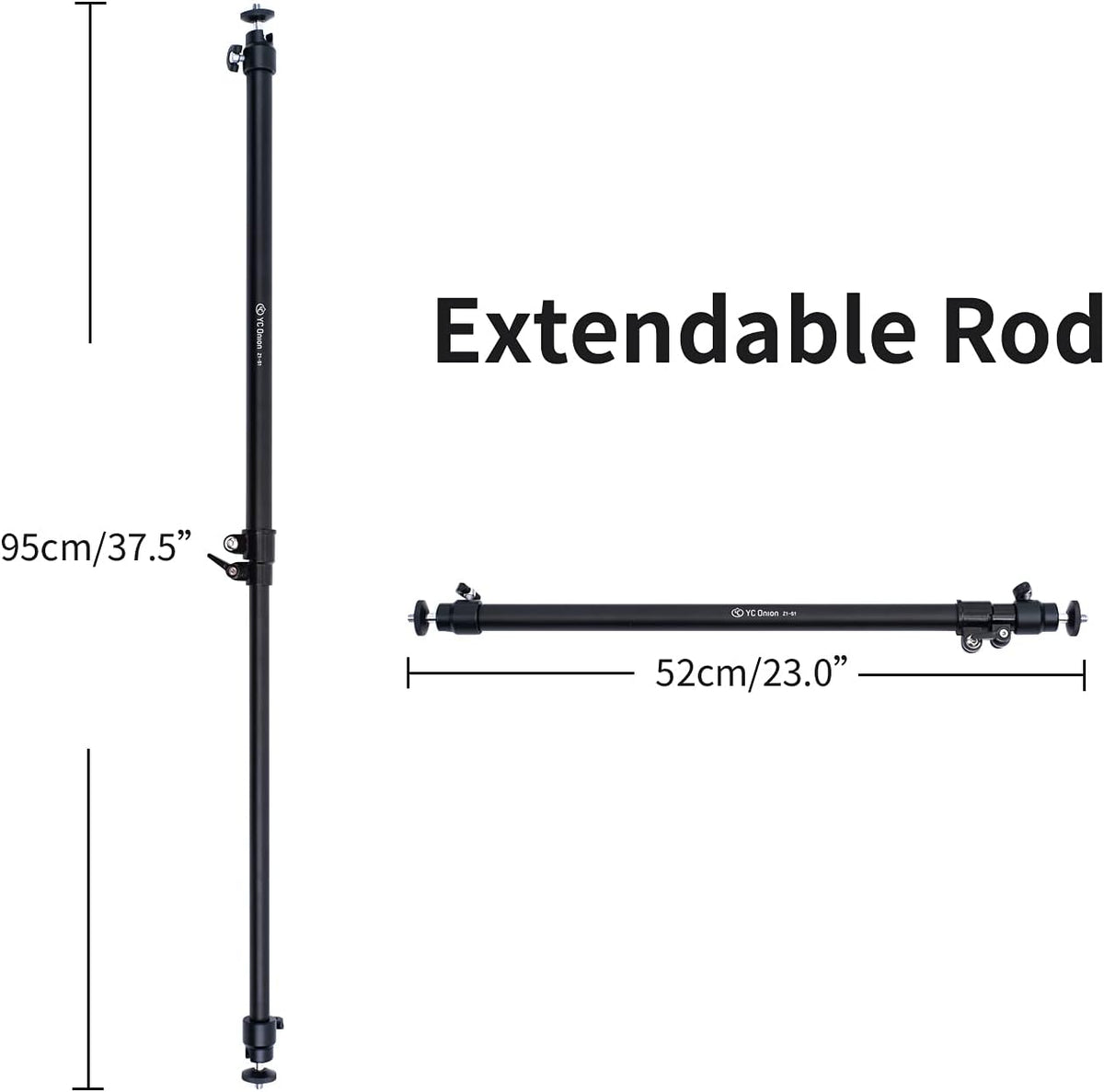 Camera Slider Support Arm Adjustable Length 23”-37.5” Pack-2 Z760
