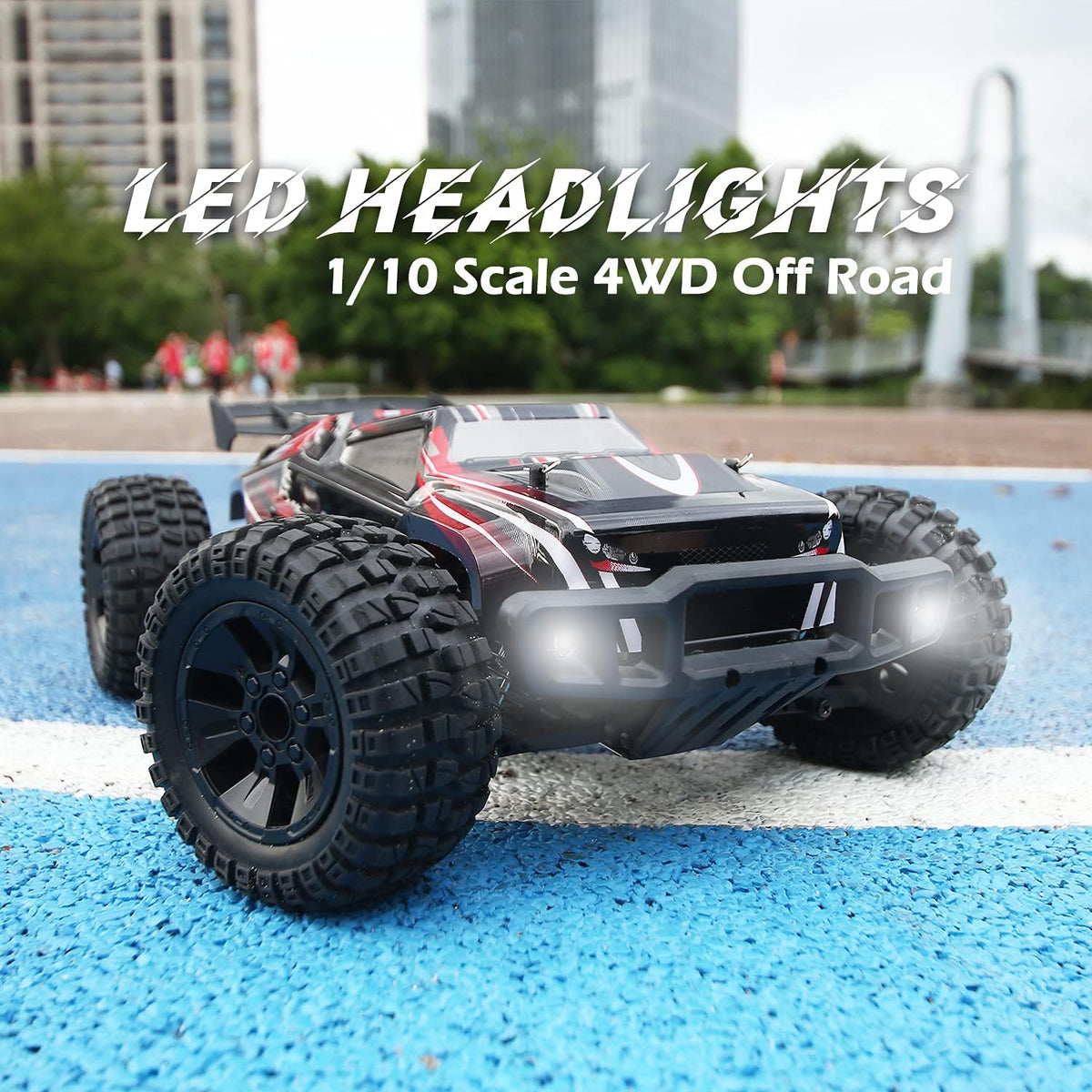 1:10 Scale 4WD Off Road RC Monster Truck with 2 Battery Z7224