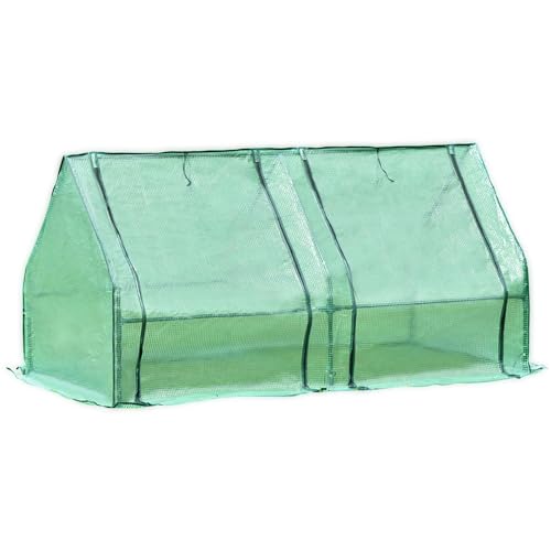 6 ft. x 3 ft. x 3ft. Mini Greenhouse with 2 Zipper Doors Q96114