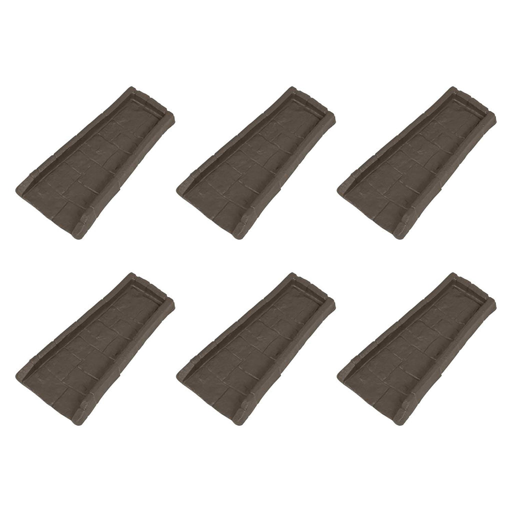 6 Pack Rain Gutter Downspout Splash BLOCK F7606
