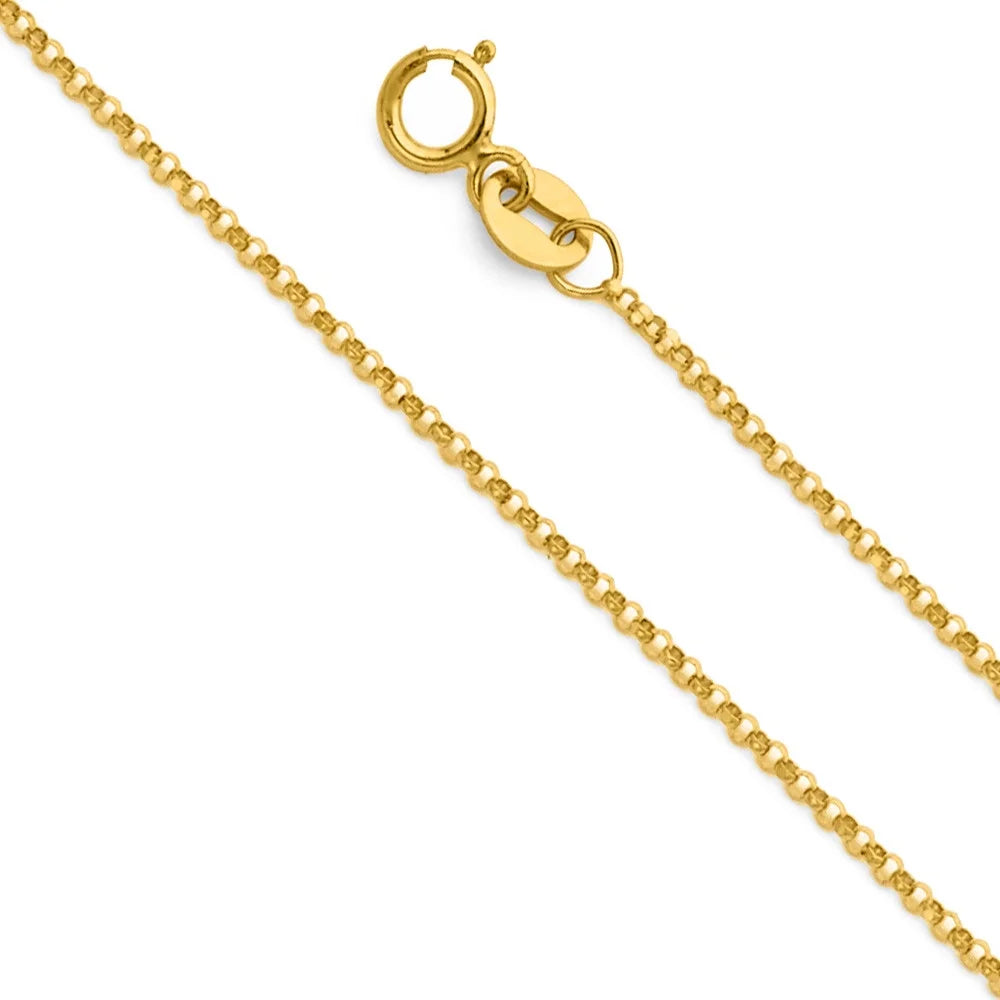 14K Yellow Gold Diamond-cut Initial 'J' Pendant Necklace with 16" Chain X875798
