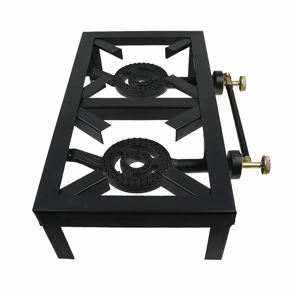 Portable Single/Double Burner Propane Gas Camp Stove A5789