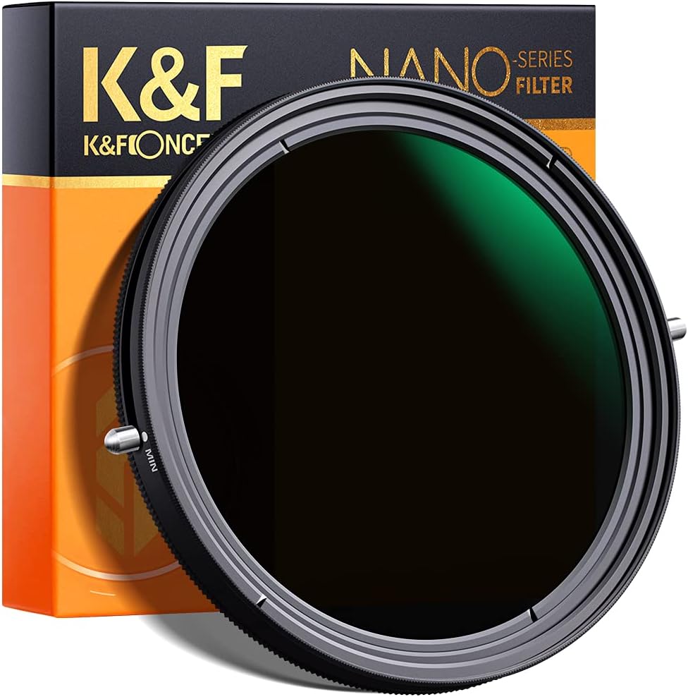 49mm Variable Fader ND2-ND32 ND Filter and CPL Circular Polarizing Filter 2 in 1 Pack of 2 S302993