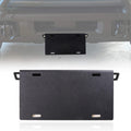 Black Aluminum Alloy Front License Plate Frame Pack of 2 X48242