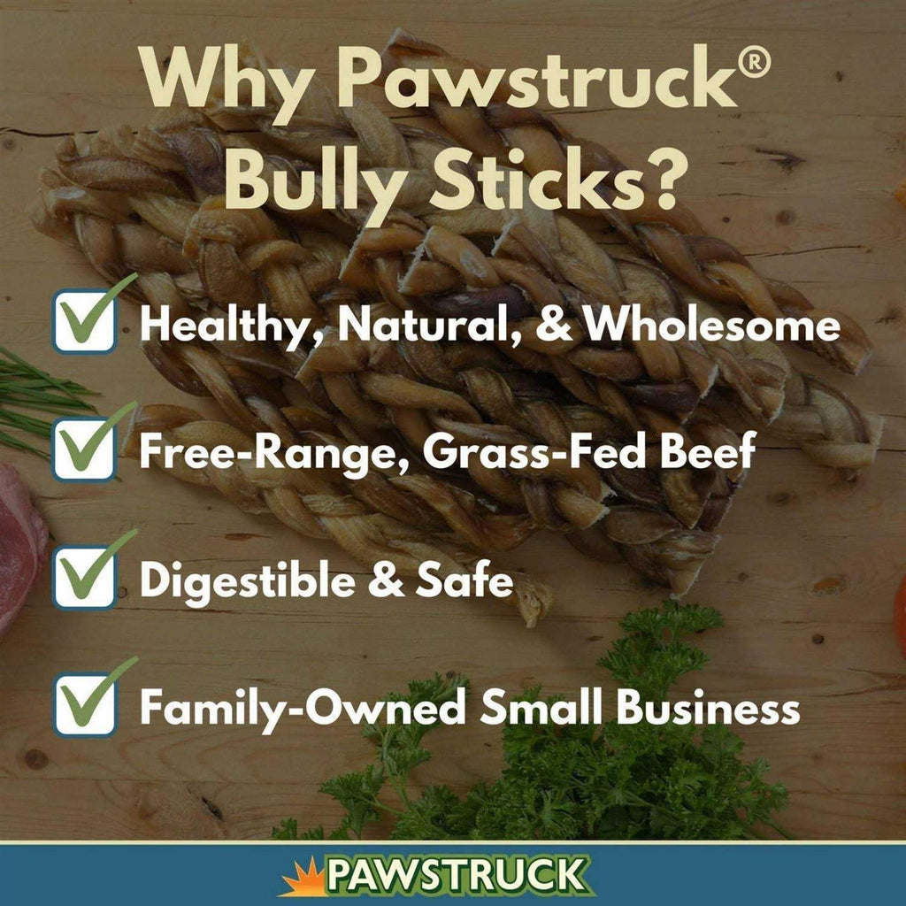 Braided Bully Sticks Dog Treats G121