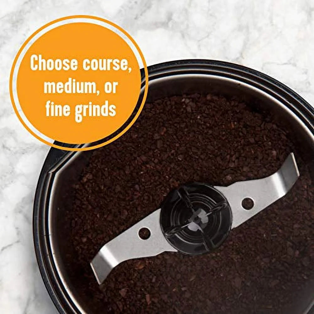 Black Electric Coffee Bean Spice Grinder J30546