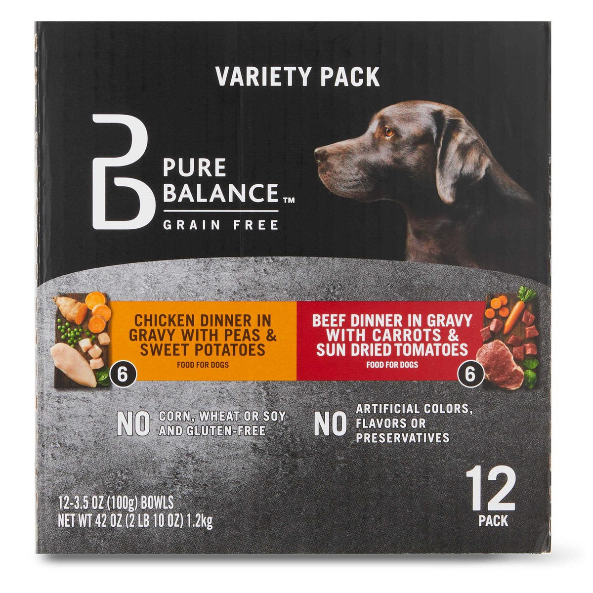 Chicken & Beef Wet Dog Food Variety Pack O376