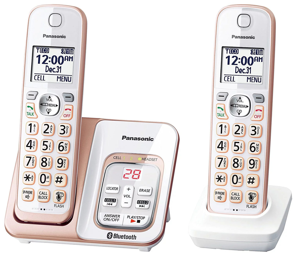 Cordless Phone 2 Handsets C724