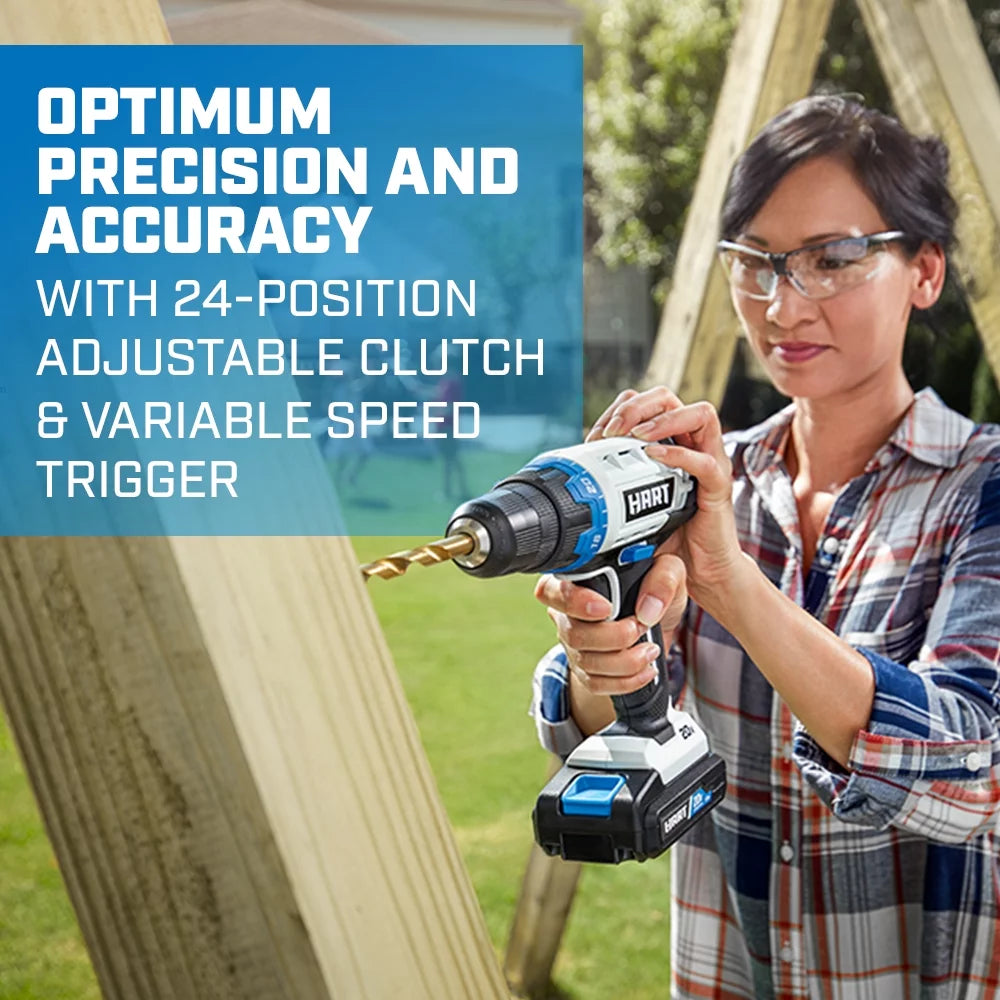 20-Volt Cordless 3/8-inch Drill 36-Piece Project Kit with Battery and Storage Bag Q7532