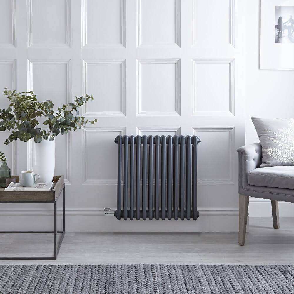 Cast Iron Electric Radiator Anthracite T83381