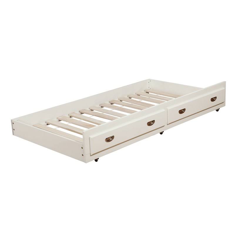 White Wood Trundle R745