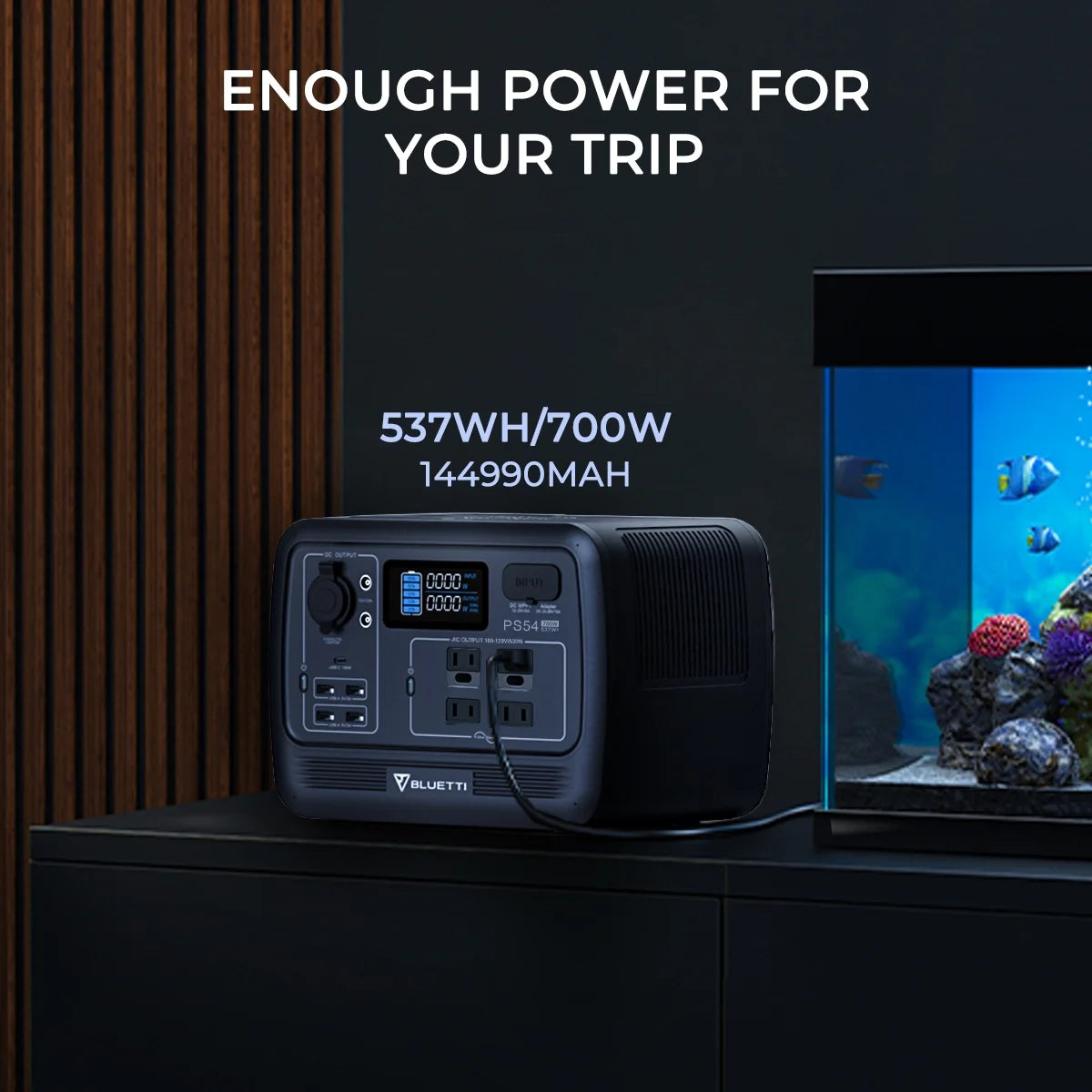 700W 537Wh LiFePO4 Portable Power Station A175