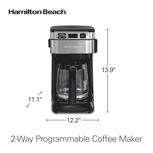 12 Cups Black Programmable Drip Coffee Maker K944922