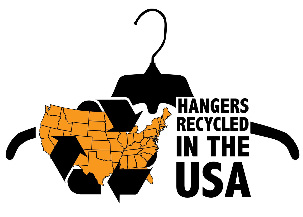 Plastic Pants & Skirt Hangers with Pinch Clips, 50 Pack D93219