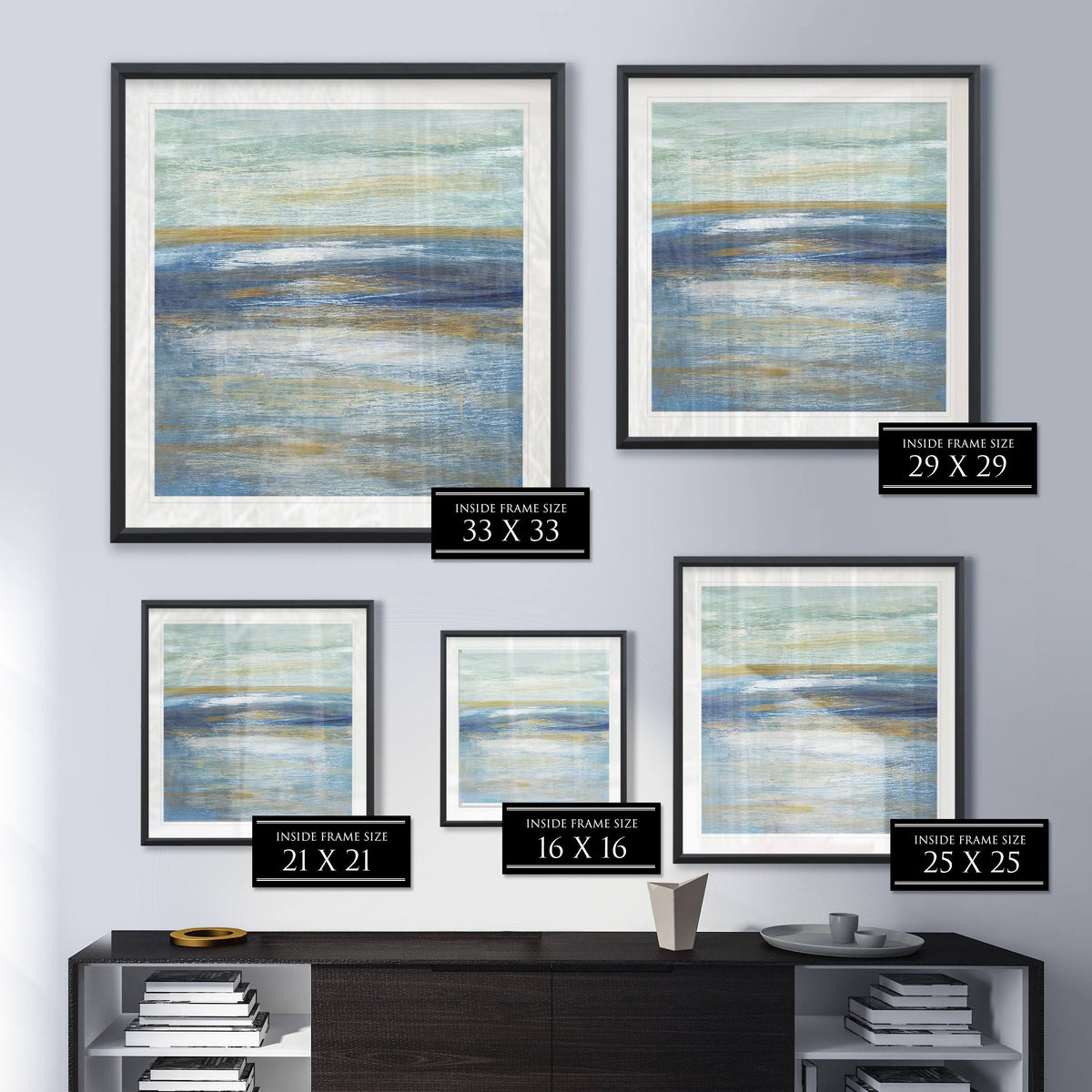Framed Giclee Print 22X22 O3777