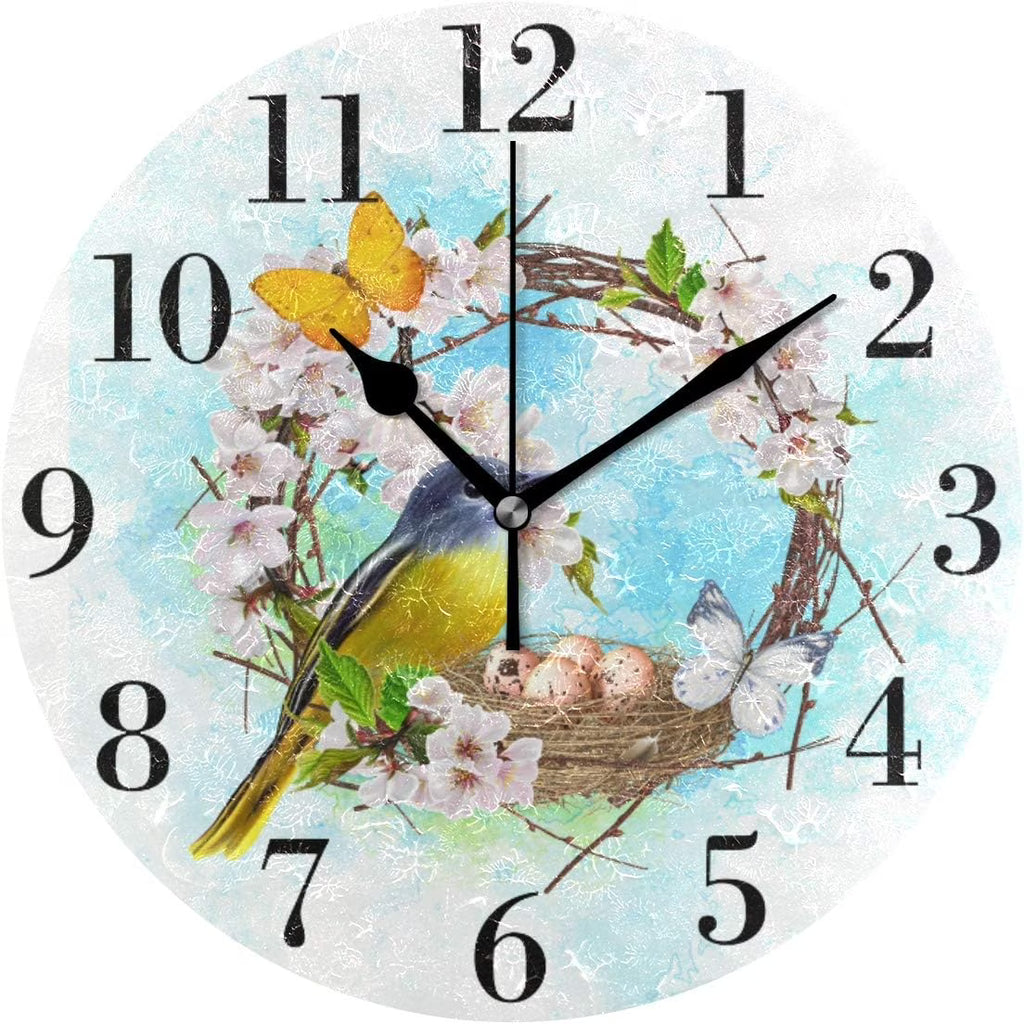 9.8 Inch Silent Round Wall Clock Z408
